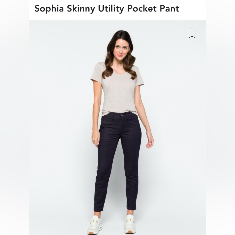 Studio Blue Sophia Skinny Utility Pocket Pant